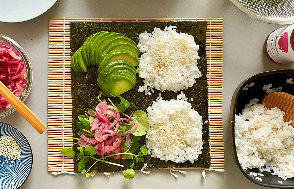 SUSHI WRAP HACK 🍣🍱 #recipe #sushihack