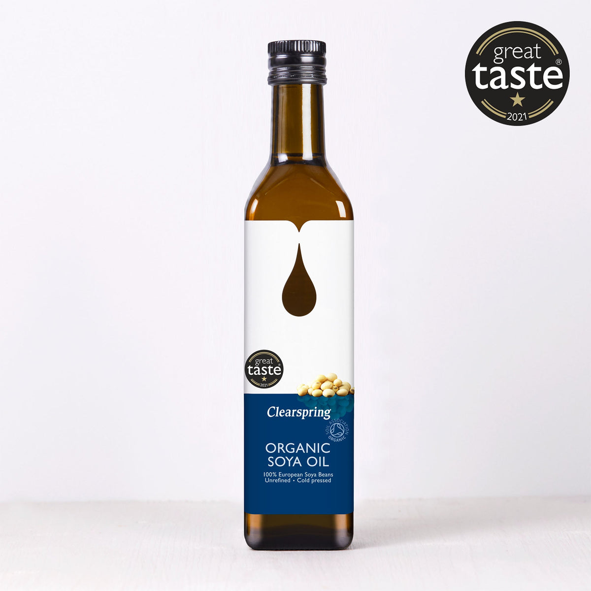 Organic Soya Oil - 500ml (6 Pack)