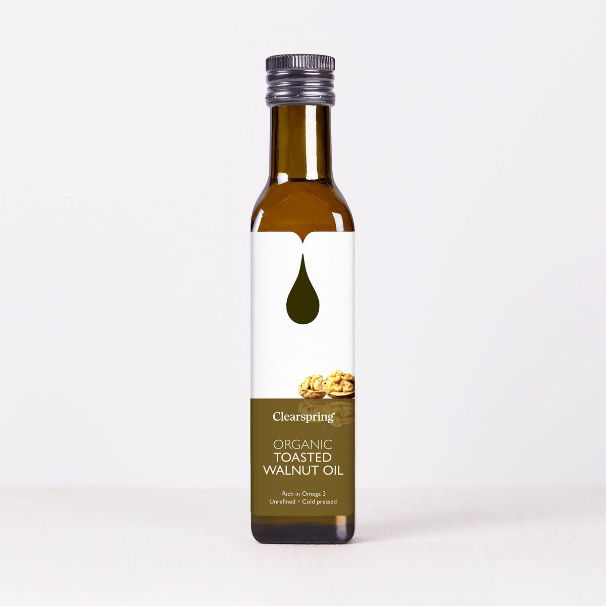 Organic Toasted Walnut Oil - 250ml (8 Pack)