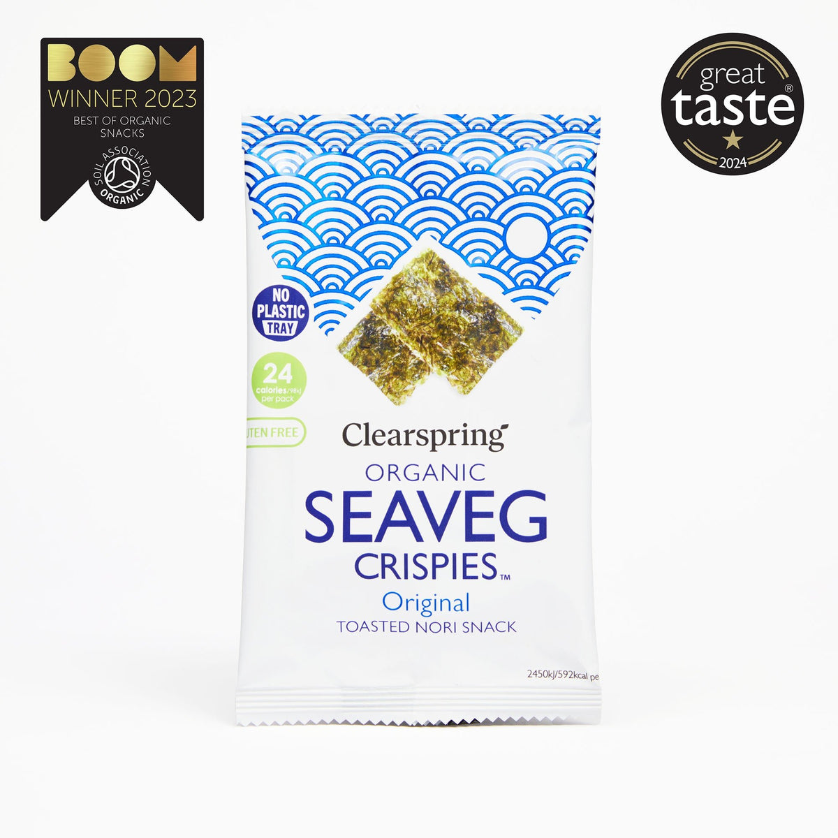 Clearspring Organic Seaveg Crispies - Original (Crispy Seaweed Thins)